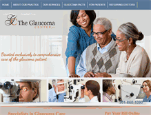 Tablet Screenshot of glaucomacenter.net